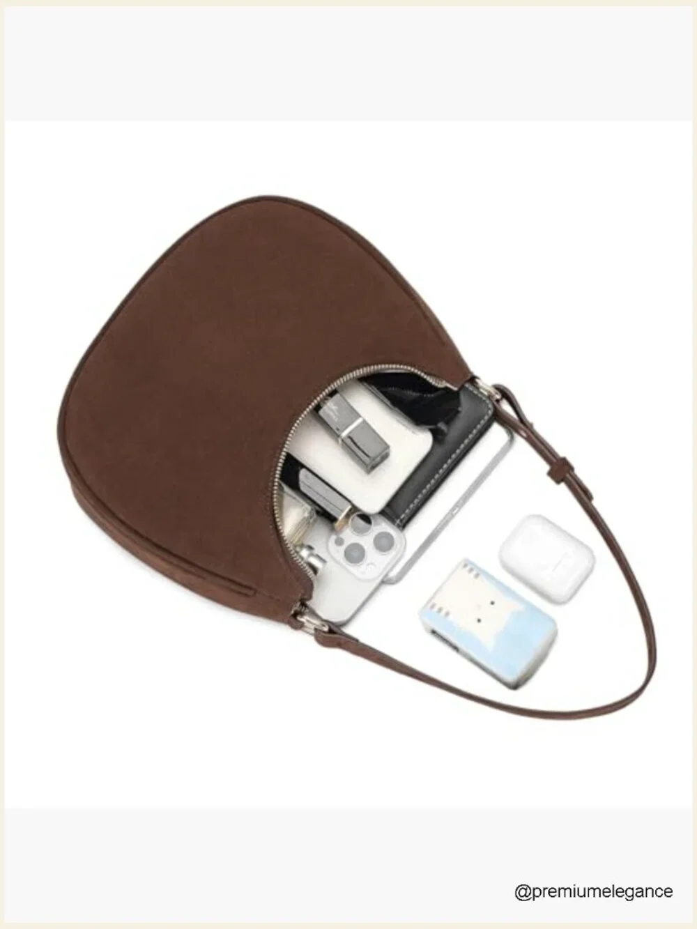 Vegan Leather Hobo Tote Crossbody Purse Mini Clutch Shoulder Bag